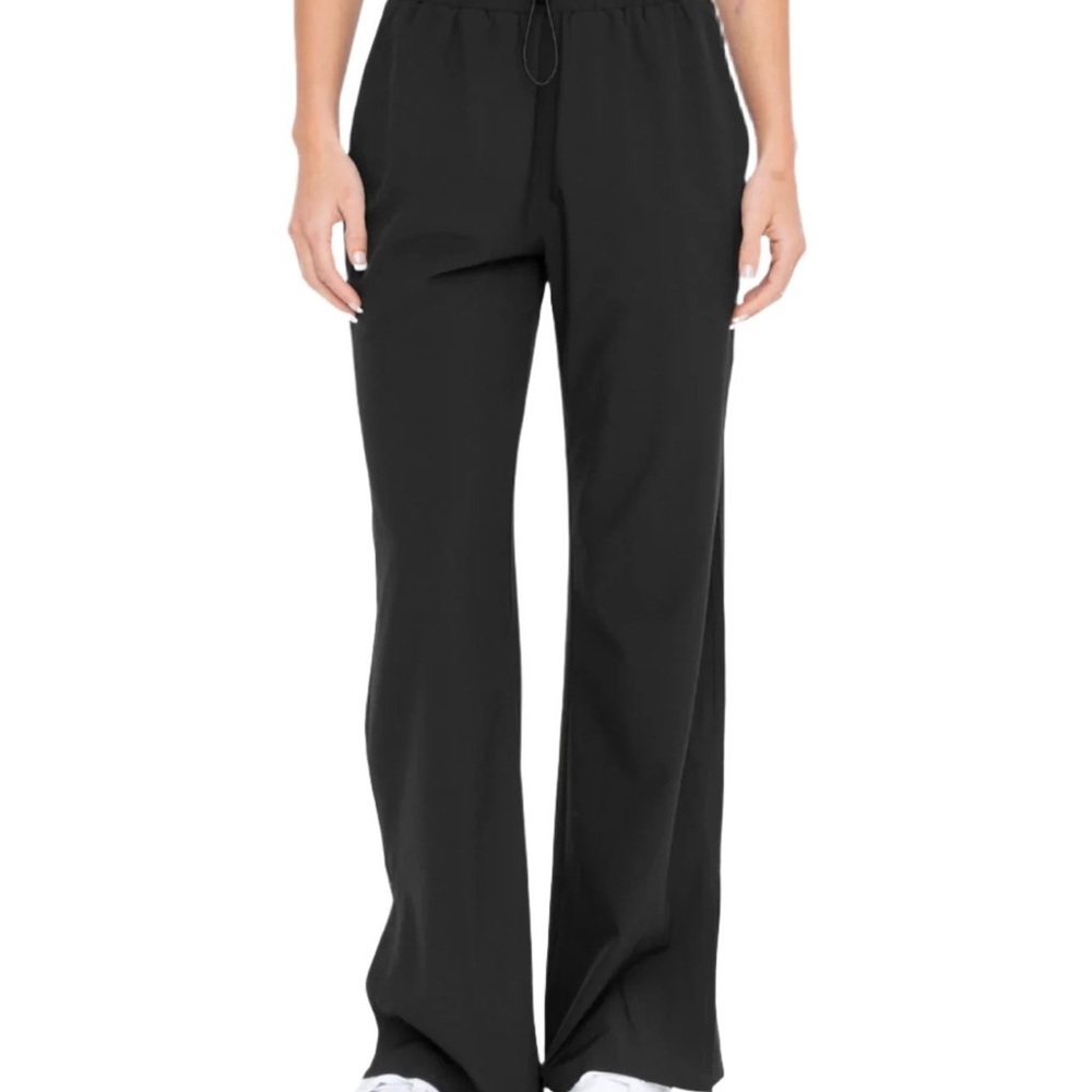 Mono B Women's Charcoal Wide Leg Pants